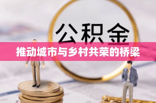 遂溪推动城市与乡村共荣的桥梁