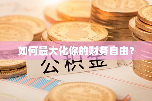 遂溪如何最大化你的财务自由？