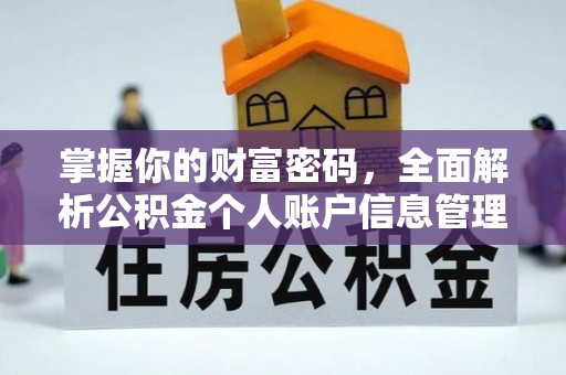 遂溪掌握你的财富密码，全面解析公积金个人账户信息管理
