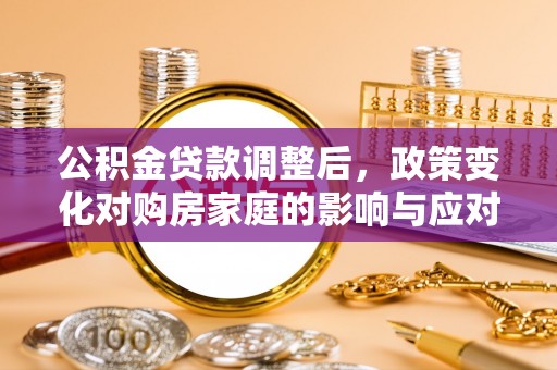 遂溪公积金贷款调整后，政策变化对购房家庭的影响与应对策略