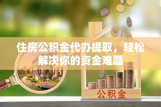 遂溪住房公积金代办提取，轻松解决你的资金难题