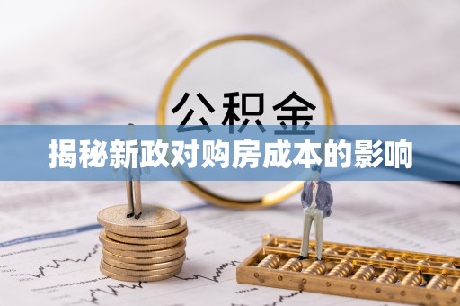 遂溪揭秘新政对购房成本的影响