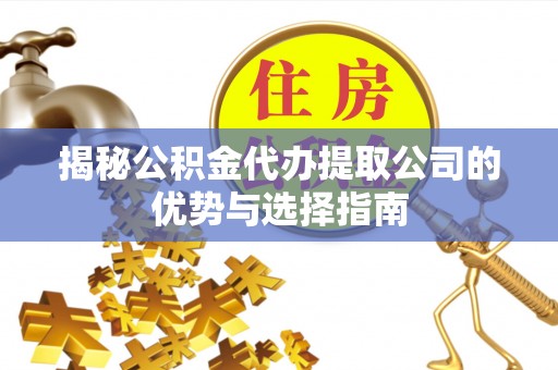 遂溪揭秘公积金代办提取公司的优势与选择指南