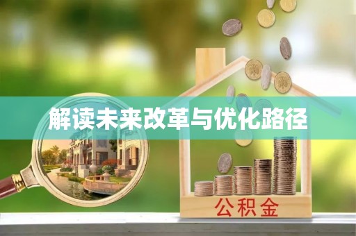 遂溪解读未来改革与优化路径