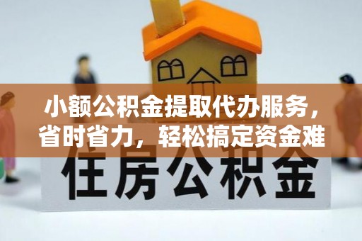 遂溪小额公积金提取代办服务，省时省力，轻松搞定资金难题
