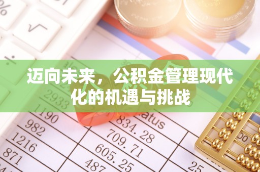 遂溪迈向未来，公积金管理现代化的机遇与挑战
