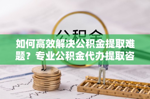 遂溪如何高效解决公积金提取难题？专业公积金代办提取咨询服务来助力