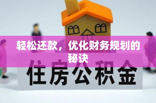 遂溪轻松还款，优化财务规划的秘诀